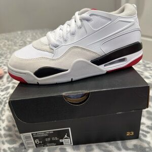 Jordan Men's Sneakers White Black Red